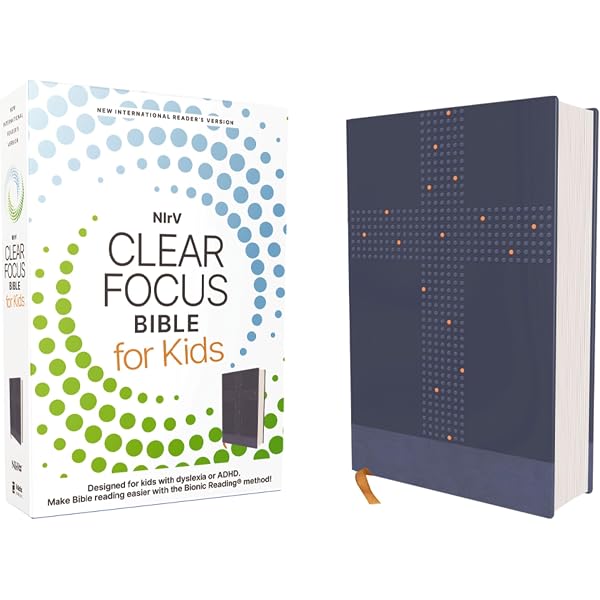 NIrV, Clear Focus Bible for Kids (Help Kids with ADHD or Dyslexia