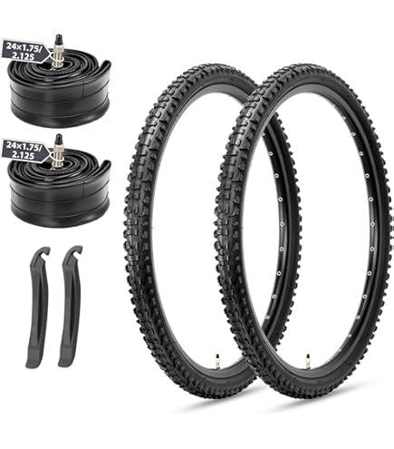 Amazon | 自転車タイヤ 24インチ 2本セット 24×2.125 H/E