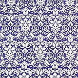 SheetWorld Extra Deep Fitted Portable / Mini Crib Sheet - Purple Damask - Made In USA by sheetworld