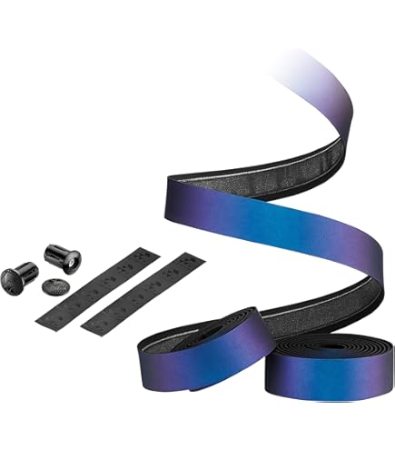 CICLOVATION Gravel Bar Tape - 3mm Thick Rubber Grip For Bike Handlebars, Black