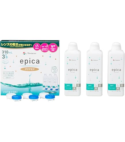 Amazon | エピカ 310ml*3本パック by メニコン | メニコン | 洗浄・保存液