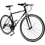 【700×28C】XLEAT(エクスリート) クロスバイク 自転車 700C 700×28c XC-009 シマノ シマノ製 SHIMANO 21段変速 キャリパーブレーキ 通勤 通学 クロモリフレーム 初心者 日本語説明書付き 組立動画有り