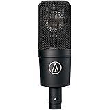 オーディオテクニカ AT4040 コンデンサーマイク XLR 1インチ大口径ダイアフラム / DCバイアス / 単一指向性 / 80Hzローカットフィルタースイッチ / 10dBパッドスイッチ / 専用ショックマウント付属 / トランスレス 【国内正