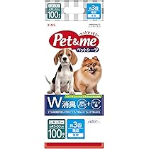 Amazon | ペットアンドミー Pet&me ペットシーツ 厚型 レギュラー 3回