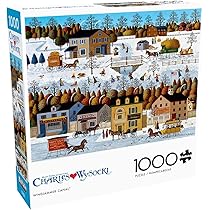 Amazon.co.jp: Buffalo Games a Christmas Greeting by Charles