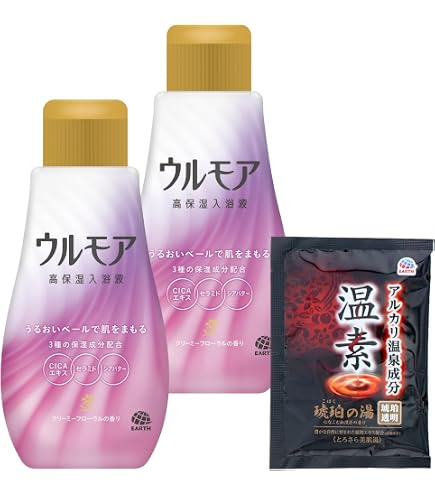 Amazon | ウルモア 高保湿入浴液 クリーミーローズの香り 詰め替え
