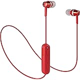 オーディオテクニカ SoundReality ワイヤレスイヤホン Bluetooth リモコン/マイク付 レッド ATH-CKR300BT RD