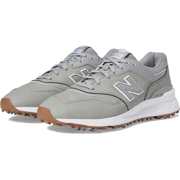 Amazon | New Balance メンズ ヘリテージ ゴルフシューズ, グレー, 8