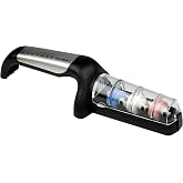 Global 3 Stage Ceramic Water Sharpener G-913, Stainless Steel