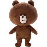 Amazon Line Friends 110cmぬいぐるみ ブラウン アニメ 萌えグッズ 通販