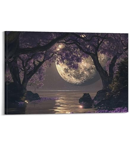 Amazon.co.jp: 新月紫紺大アート 人生が前に進むときに支えてくれる龍