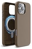 【elago】 iPhone 16 Pro Max 対応 ケース MagSafe 対応 レザー 耐衝撃 スマホケース マグセーフ スマホカバー レザーケース [ iPhone16ProMax アイフォン 16 プロマックス 対応 ] MAGNETIC LEATHER CASE トープ