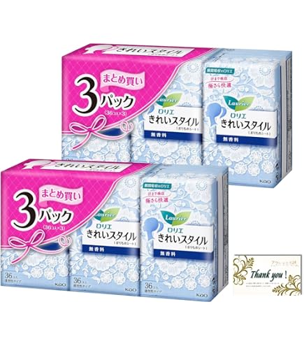 Amazon | キレイスタイル おりものシート 無香料 36コ入× 6個 パック