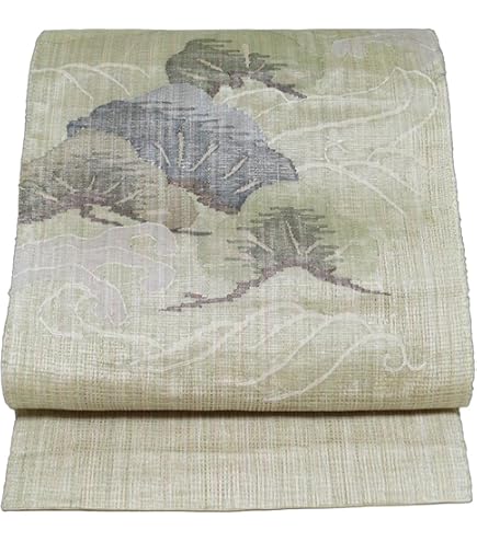 Amazon.co.jp: 夏名古屋帯 御所解 五本絽 塩瀬 夏物 : ファッション