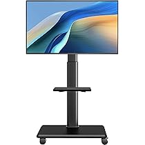 Amazon | AX WABER テレビスタンド キャスター付き ，テレビスタンド