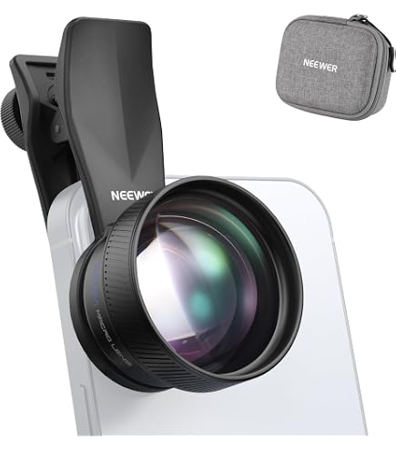 Amazon.co.jp: ULANZI CL-003 携帯電話マクロレンズ HD 75mm 携帯電話