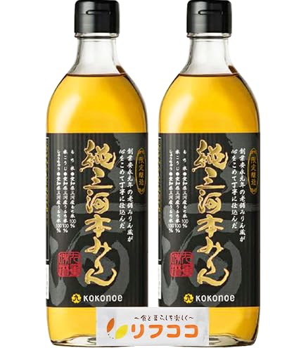 Amazon.co.jp: 九重味淋 純三河本みりん 壜 [ 500ml ] : 食品・飲料・お酒