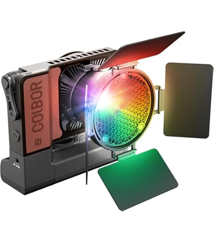 Amazon | COLBOR W100R Kit RGB撮影ライトキット 100W 2700-6500K