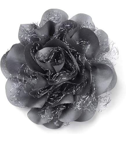 Amazon.co.jp: CRASPIRE ファブリック レッドローズ ブローチ