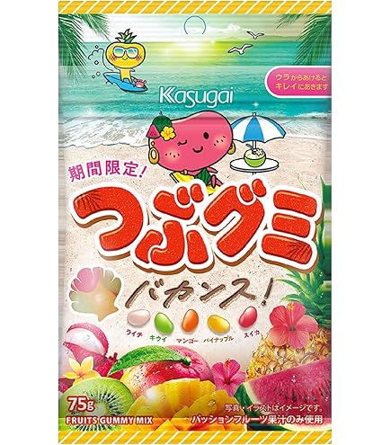 Amazon | 春日井製菓 つぶグミ 85g 90袋 | 春日井製菓 | グミ 通販