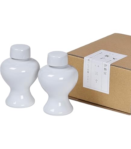 Amazon｜やまこう 神具 熨斗口セット 2寸 1対 □ 古代瓶子付 真鍮製