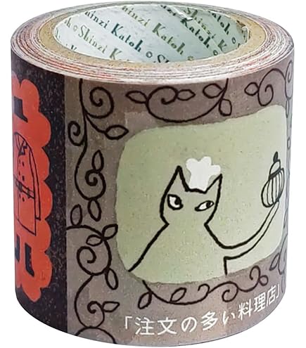 テープ・マスキングテープ Cat Amazon.co.jp: シール堂 Shinzi Katoh Wideマスキングテープ funny