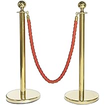 ポールパーテーション　７本　ロープ６本付　UNION製 41PCu4cqGvL.jpg