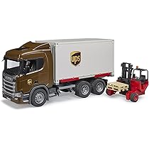 bruder　ブルーダー　まとめ MB UPS&フォークリフト（フィギュア付き）| ブルーダー（bruder