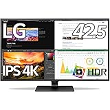 LG モニター ディスプレイ 43UN700-B 42.5インチ/4K/HDR対応/IPS非光沢/HDMI×4,DP,USB Type-C/スピーカー/ブルーライト低減、フリッカーセーフ/リモコン付属 /3年安心・無輝点保証