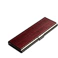 +LUMBER by Hacoa PEN CASE 重厚感のあるステンレス素材と銘木をあわせた木製ペンケース (Purpleheart)