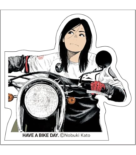 Amazon.co.jp: HAVE A BIKE DAY.ステッカー HABD MOTO GIRL Waiting