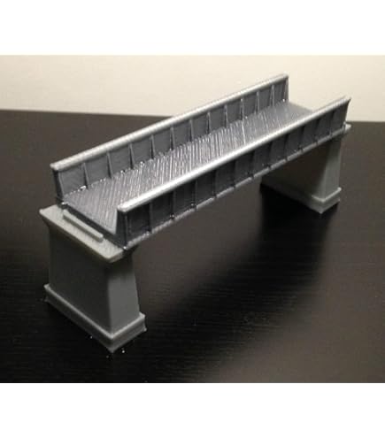Amazon | Outland Models 鉄道模型風景 桟橋Zゲージ付きトラス橋-黒