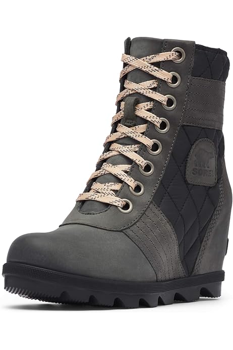 Wedge Boots — Waterproof Suede 