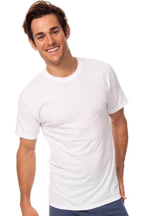 3-Pack Tagless Crew Neck T-Shirt 