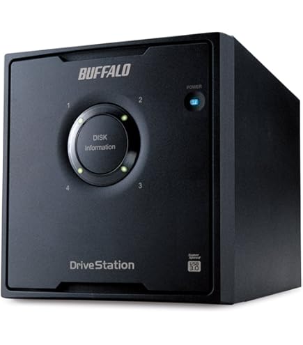Amazon | BUFFALO RAID1対応 USB3.0用 外付けハードディスク 6TB HD