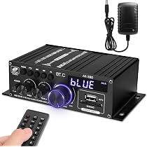 Amazon.co.jp: Bluetooth アンプ 5.0 HiFi ステレオ パワーアンプ
