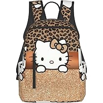 Amazon.co.jp: [NEKKII] ハローキティ 豹柄 ヒョウ柄 リュック