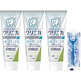 クリニカ アドバンテージ [医薬部外品] +ホワイトニング ハミガキ シトラスミント 歯磨き粉 フッ素 130g×3個 +フロス付き