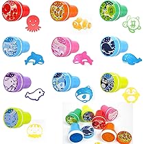 Amazon.co.jp: スタンプ 動物のなかま ミニ スタンプ インク入り 全