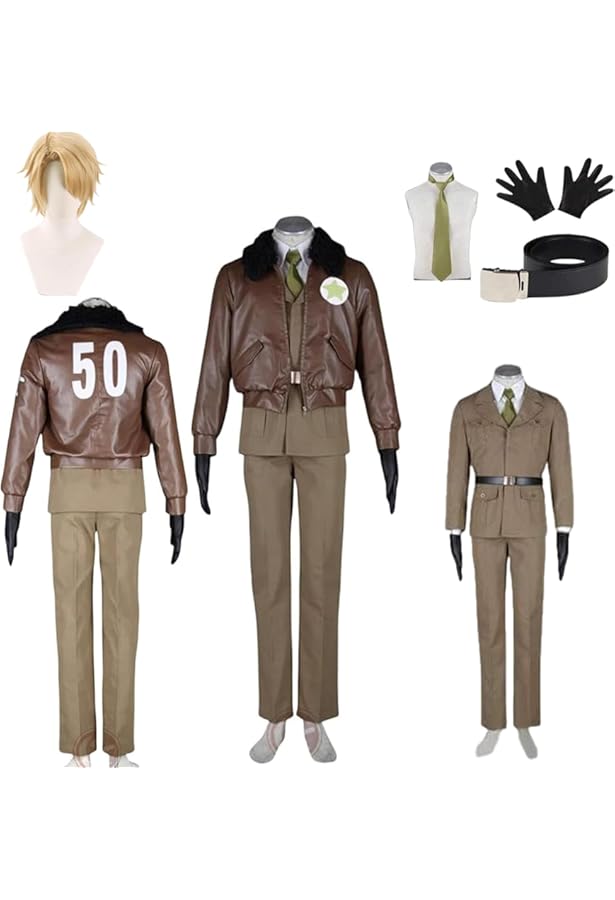 Amazon.co.jp: LUCKYCOS アルフレッド F ジョーンズ 軍服 コスプレ