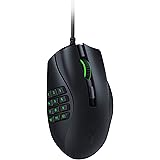 Razer Naga X MMO ゲーミングマウス 16ボタン 多ボタン 多ボタンマウス 軽量 85g 18000 DPI 5G 高性能オプティカルセンサー 柔らかい布巻ケーブル Chromaライティング【日本正規代理店保証品】 RZ01-03590