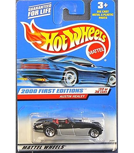 Austin Healey 100S (1955) Car [1:18 Scale in Blue and White