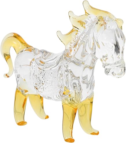 Amazon.co.jp: ハンドメイド夢のようなユニコーンガラス細工翼と小さな