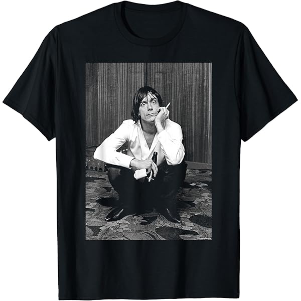 Amazon | イギーポップフォト Tシャツ | Tシャツ・カットソー 通販