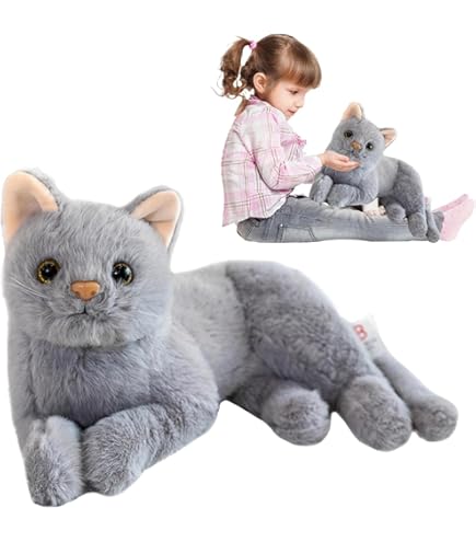 人気　ハーマン　ネコ　シャルトリュー　ブルーグレー　猫　ぬいぐるみ　ドイツ 専用 ハーマン ネコ シャルトリュー ブルーグレー 猫 ぬいぐるみ