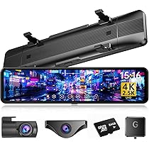 Amazon.co.jp: Changer ドライブレコーダー ミラー型 分離 【前方4K