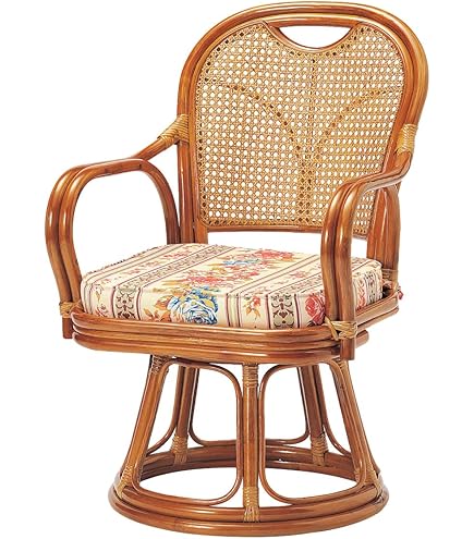 ラタンチェア 籐製丸椅子 ラウンドチェア Amazon｜籐(ラタン)椅子 ラウンドチェアー 座面高37センチ S-42B 籐