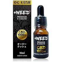 Amazon | [ +WEED 公式 ] CBD Eリキッド 1000mg オージークッシュ VAPE