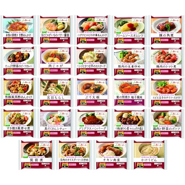 Amazon.co.jp: 介護食 冷凍 あいーと セットA 12食入り 舌でつぶせる