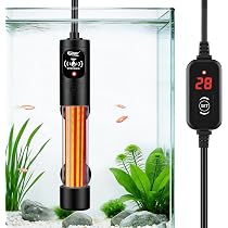 Amazon | hygger 水槽ヒーター 15～34℃調節 過熱保護 省エネ 縦横設置